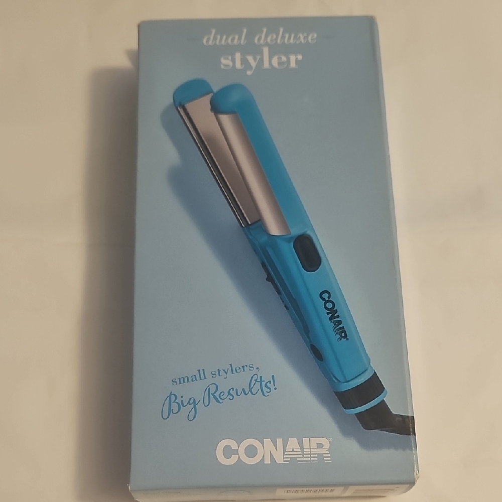 Conair Dual Deluxe Styler Hair Straightener - Blue